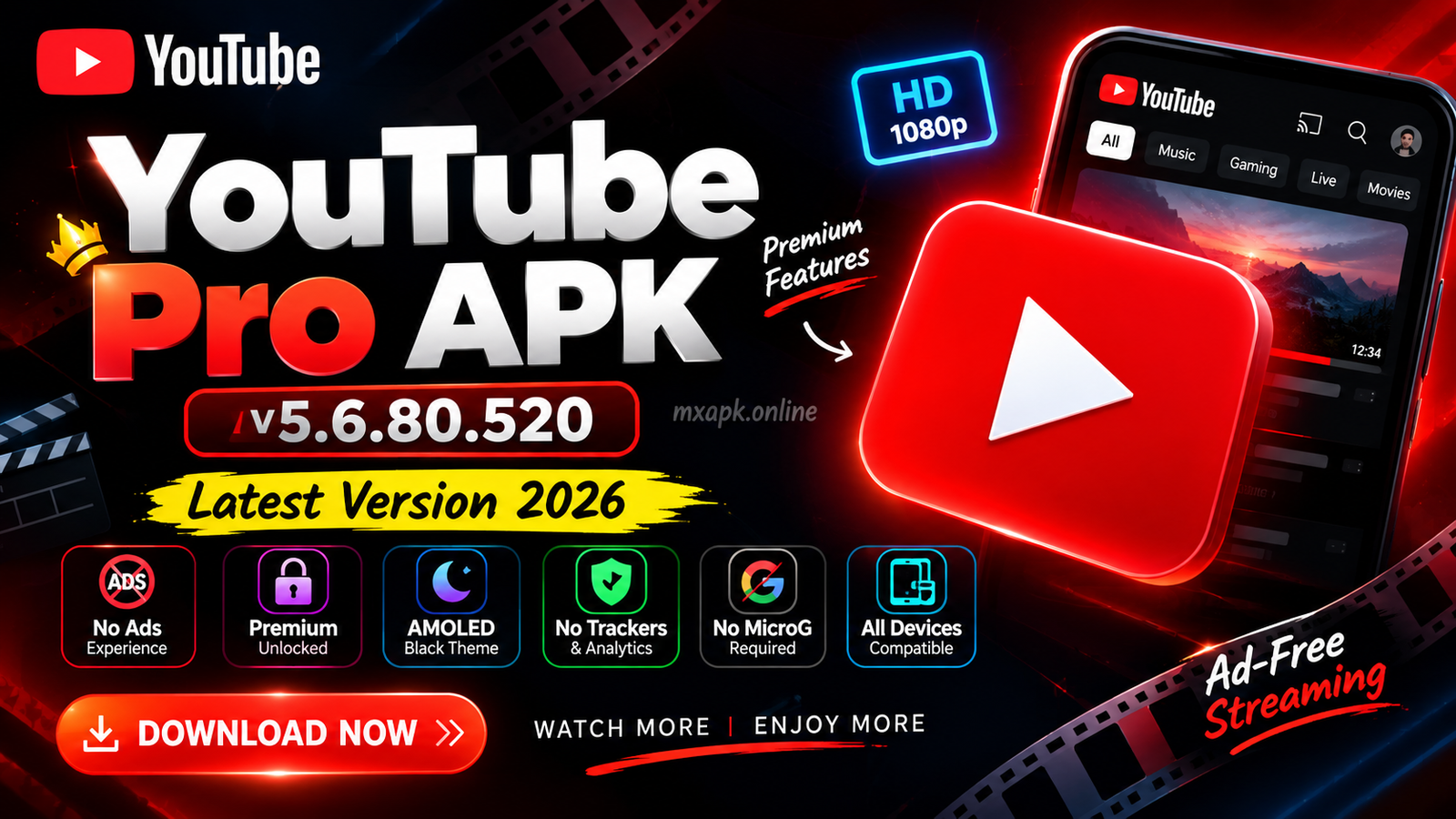 YouTube Pro APK Latest Version 2026 for Android